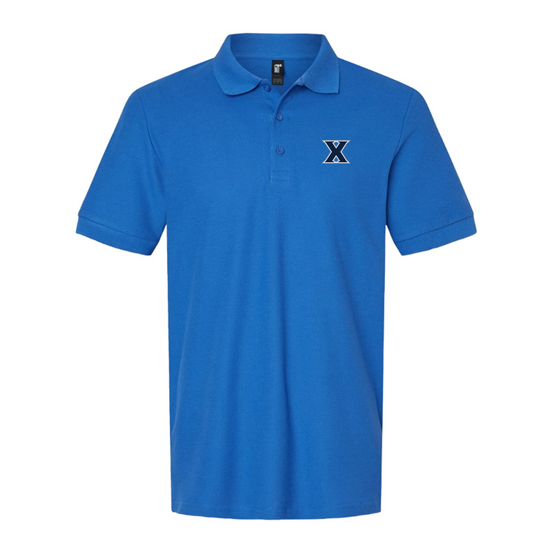 Men's Xavier Musketeers Gildan Hammer Pique Polo